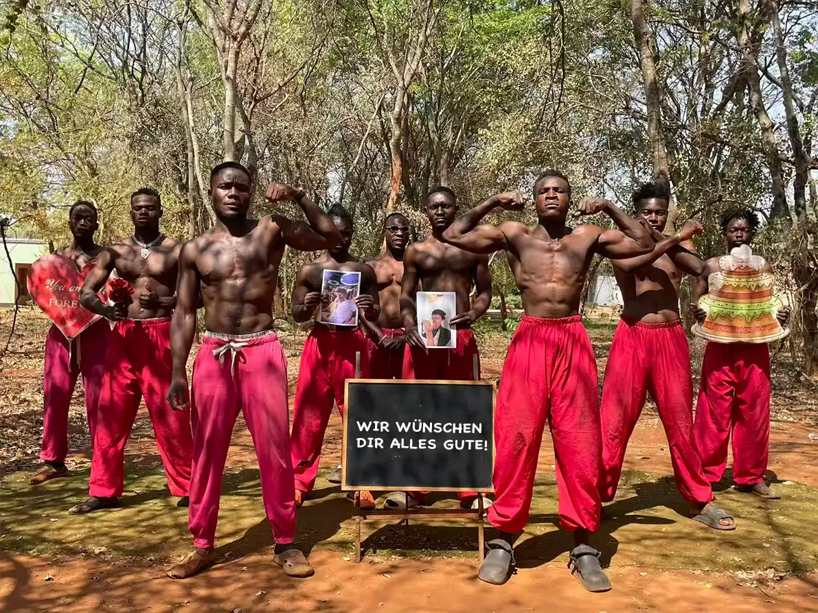 Afrika Rosa Hose