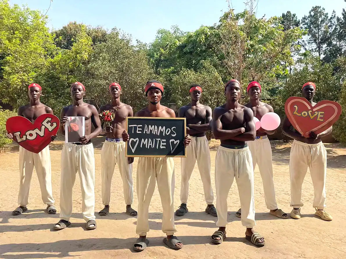 Hombres fuertes africanos