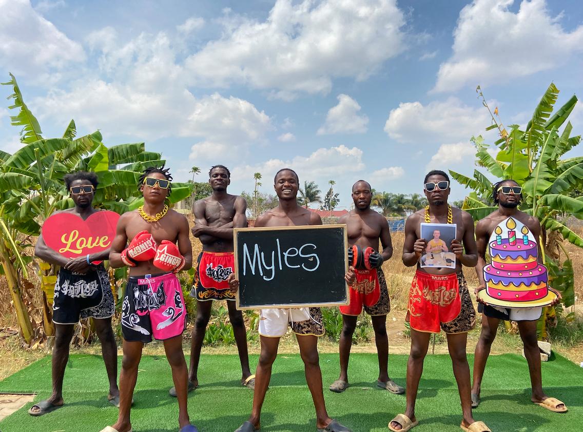African kickboxers