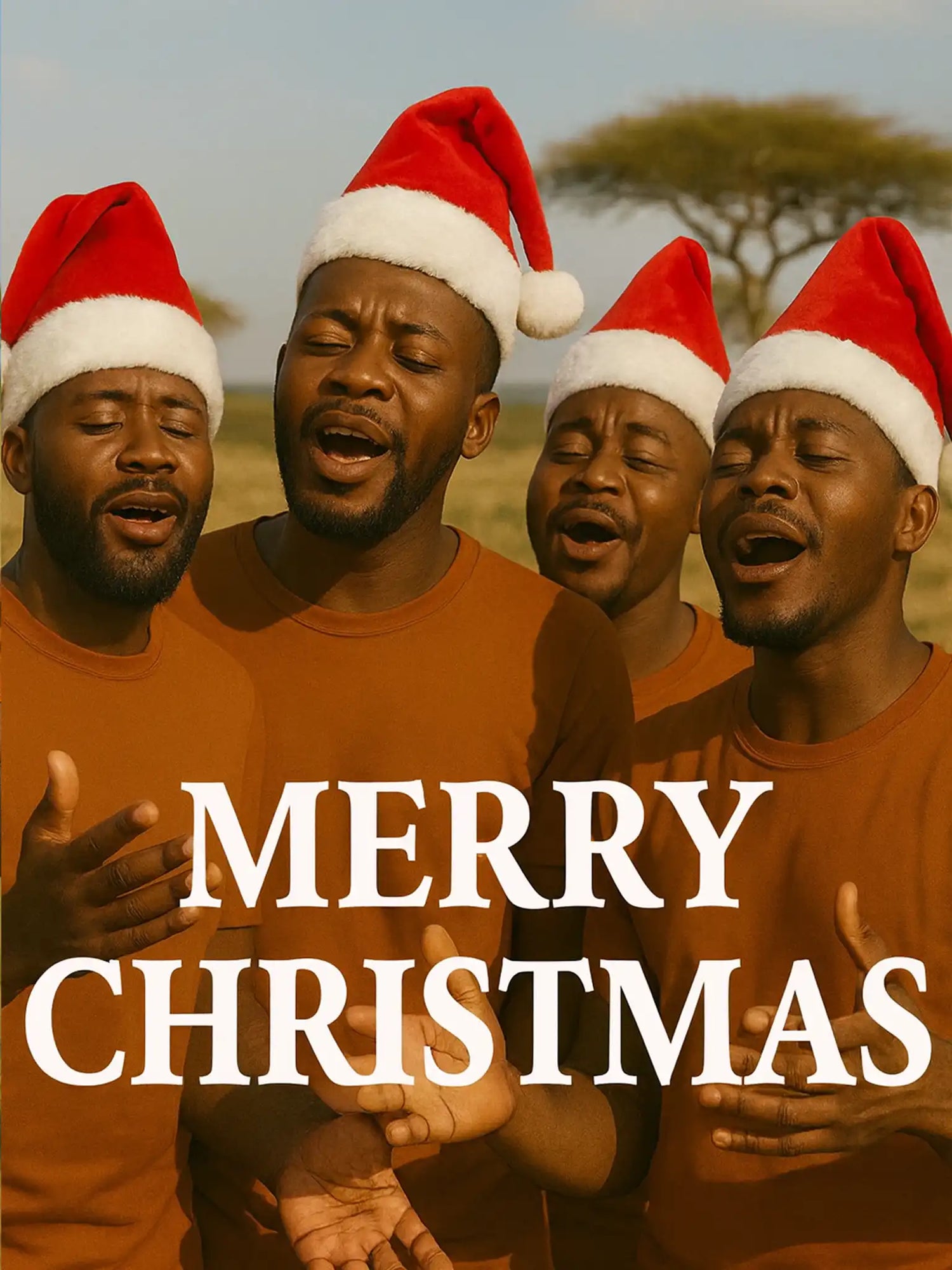 SING MERRY CHRISTMAS BEFORE DANCING